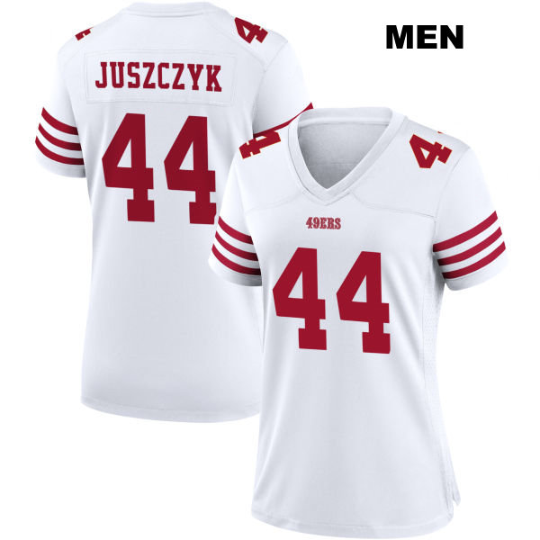 Kyle Juszczyk San Francisco 49ers Mens Home Number 44 Stitched White Football Jersey
