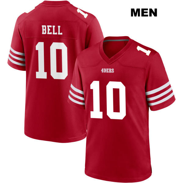 Ronnie Bell San Francisco 49ers Home Mens Stitched Number 10 Red Football Jersey