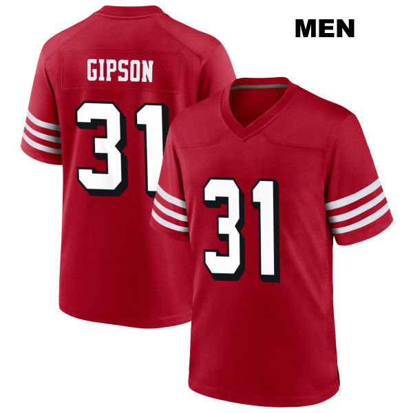 Tashaun Gipson San Francisco 49ers Stitched Mens Number 31 Alternate Scarlet Football Jersey