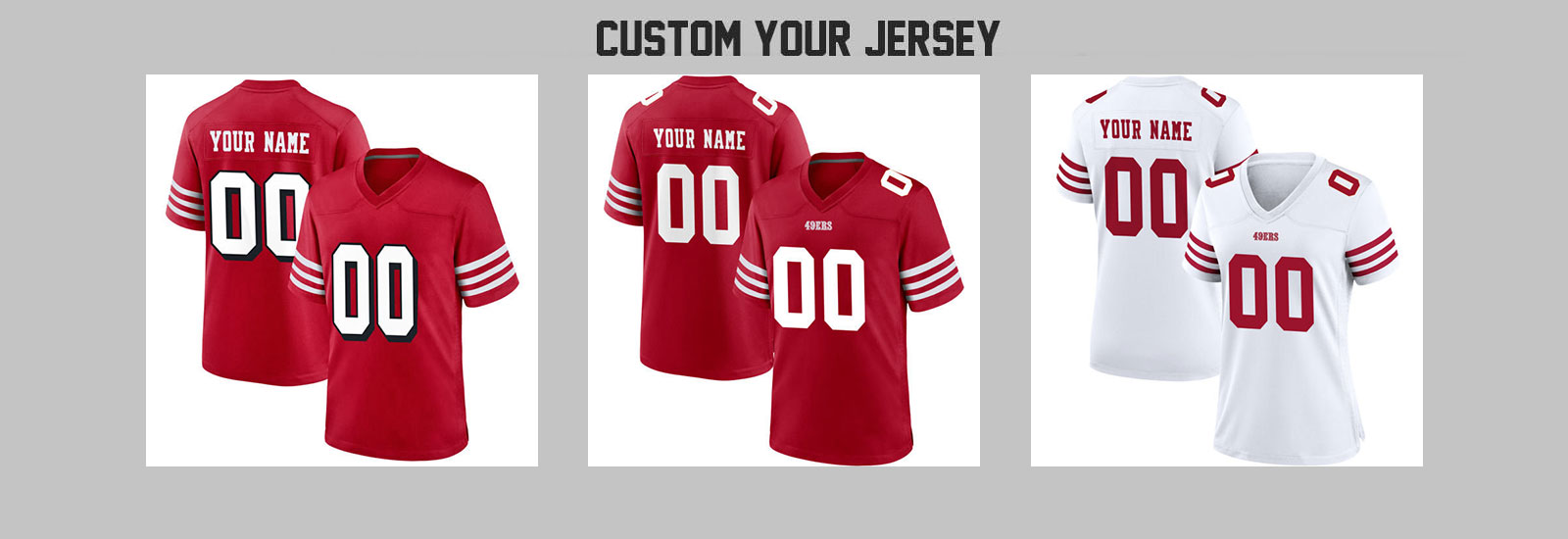 49ers customized jersey